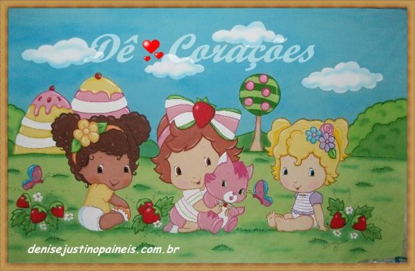 Painel Infantil Moranguinho Baby